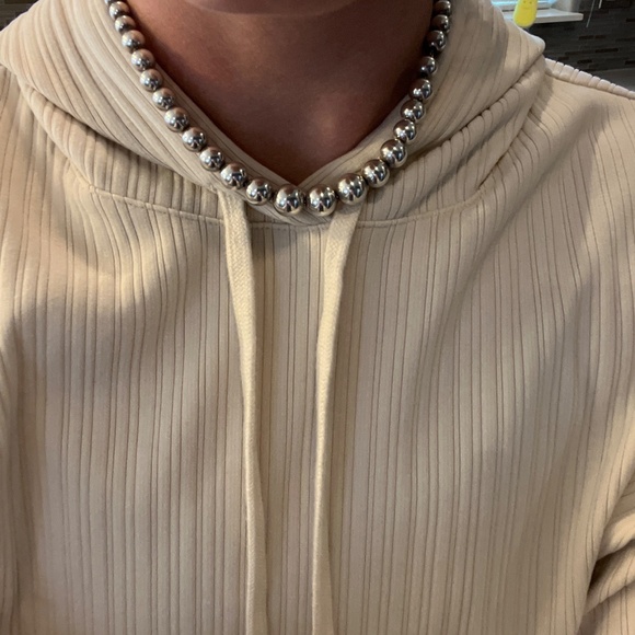 Tiffany & Co Graduated Sterling Silver Ball Necklace 10mm. - Picture 4 of 4